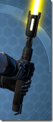 Etched Dueler's Ligthsaber Back
