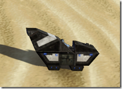 Model Experimental Sandcrawler Side